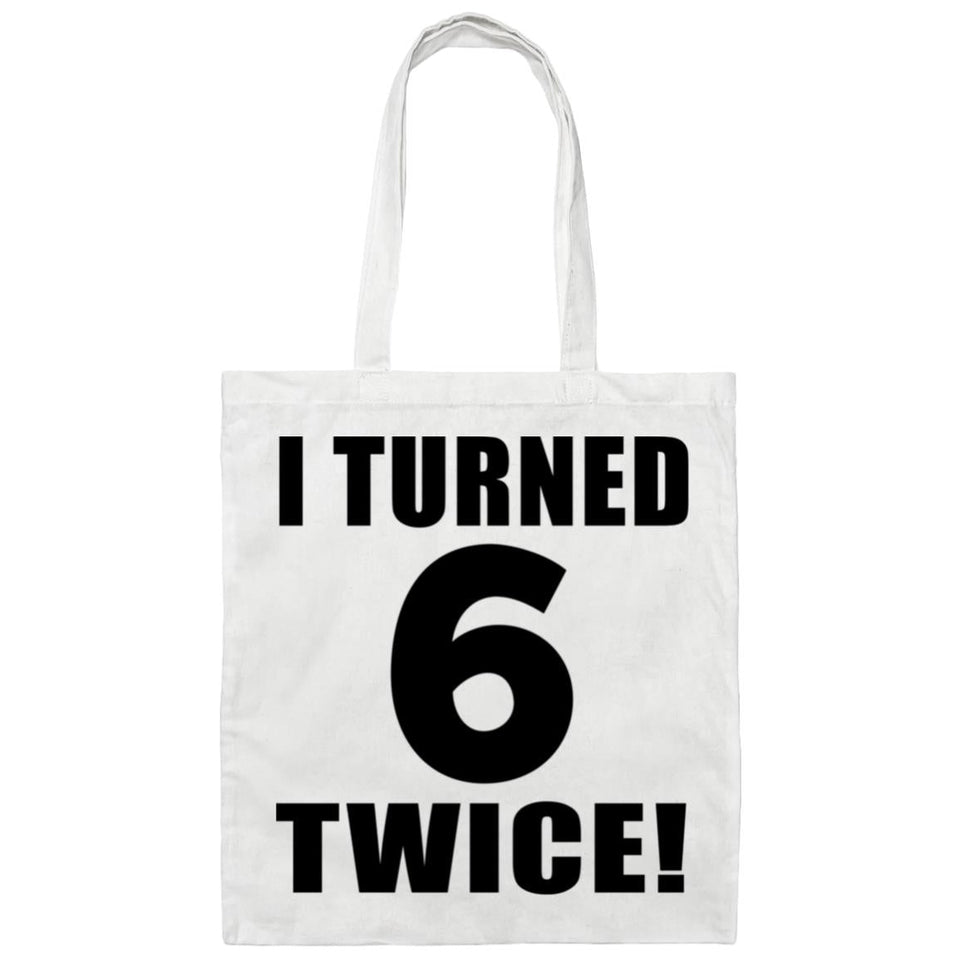 12th Birthday I Turned 6 Twice - Tote Bag White