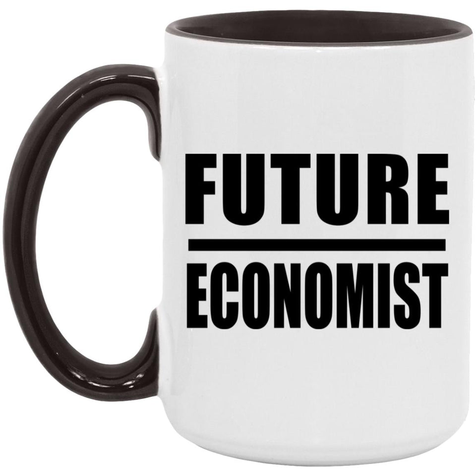 Future Economist - 15oz Accent Mug Black
