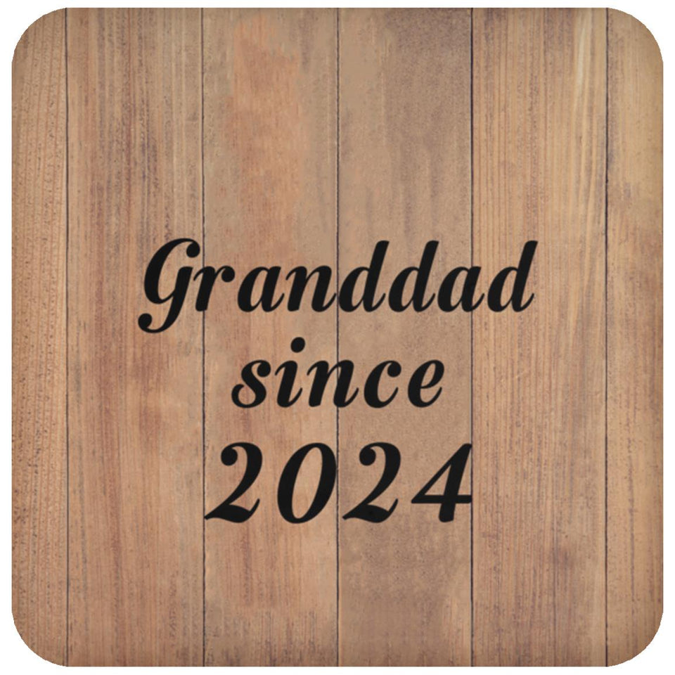 Granddad Since 2024 - Drink Coaster C