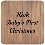 Rick Baby's First Christmas - Drink Coaster C