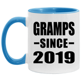 Gramps Since 2019 - 11oz Accent Mug Blue
