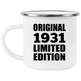 93rd Birthday Original 1931 Limited Edition - 12oz Camping Mug