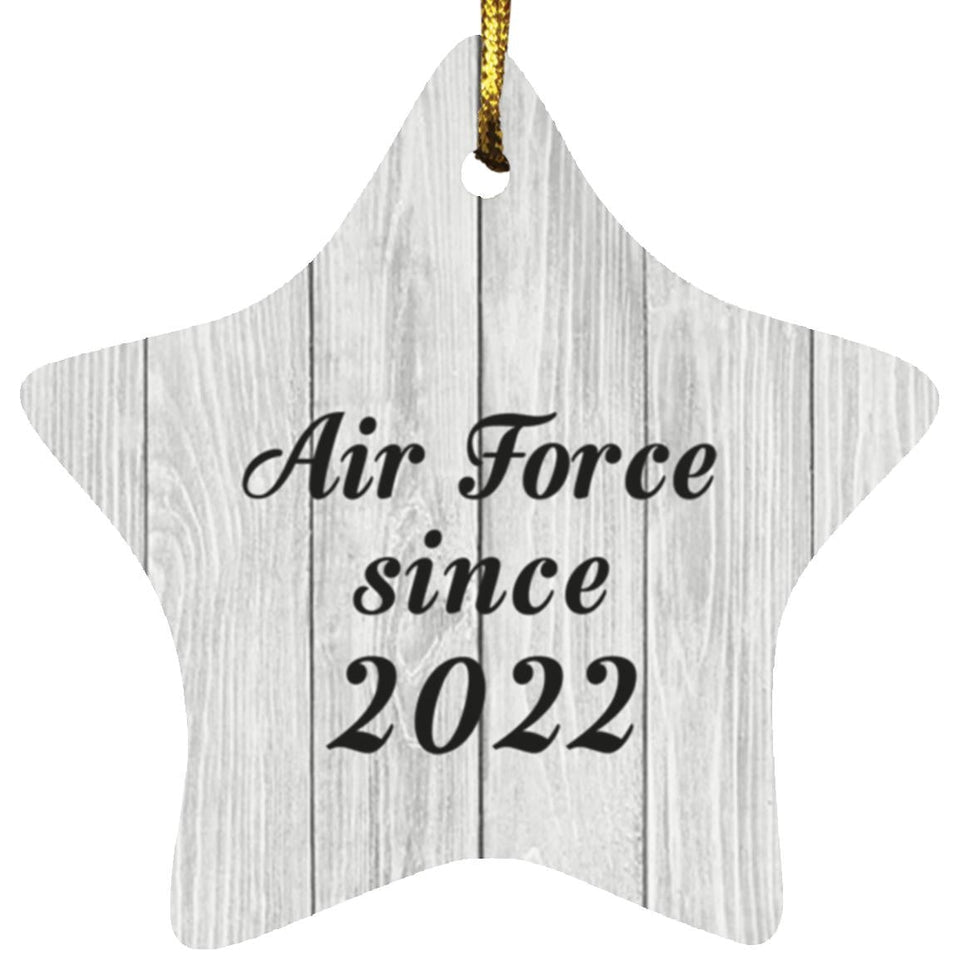 Air Force Since 2022 - Star Ornament F