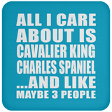 All I Care About Is Cavalier King Charles Spaniel - Drink Coaster