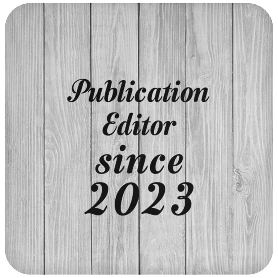 Publication Editor Since 2023 - Drink Coaster F