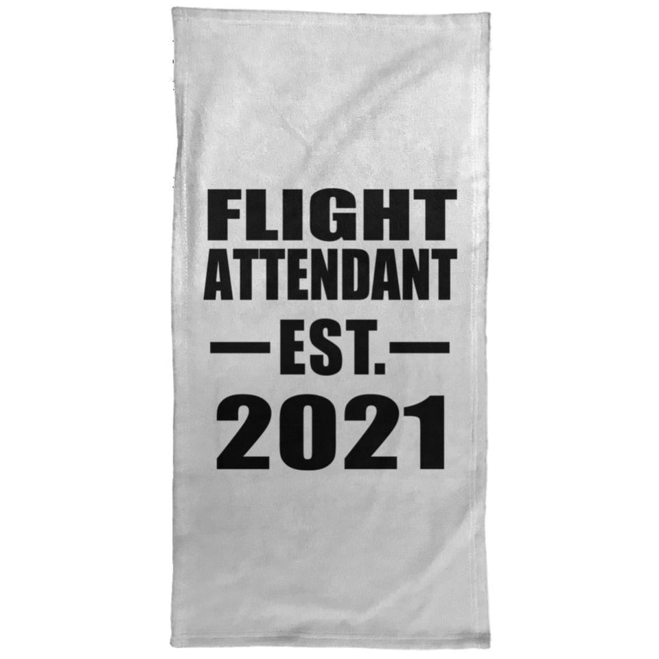 Flight Attendant Established EST. 2021 - Hand Towel