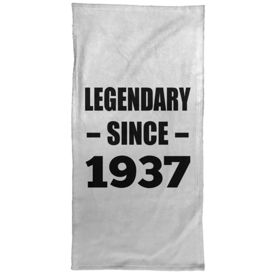 87th Birthday Legendary Since 1937 - Hand Towel