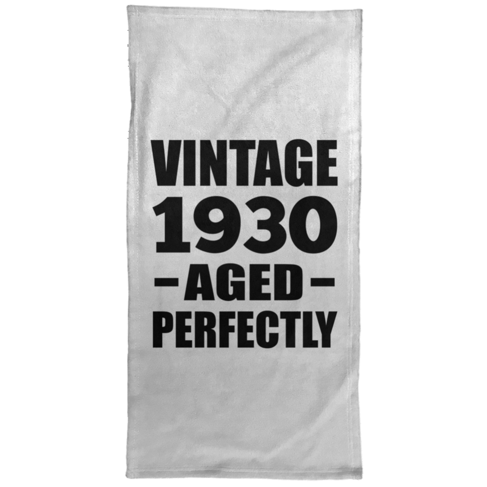 94th Birthday Vintage 1930 Aged Perfectly - Hand Towel