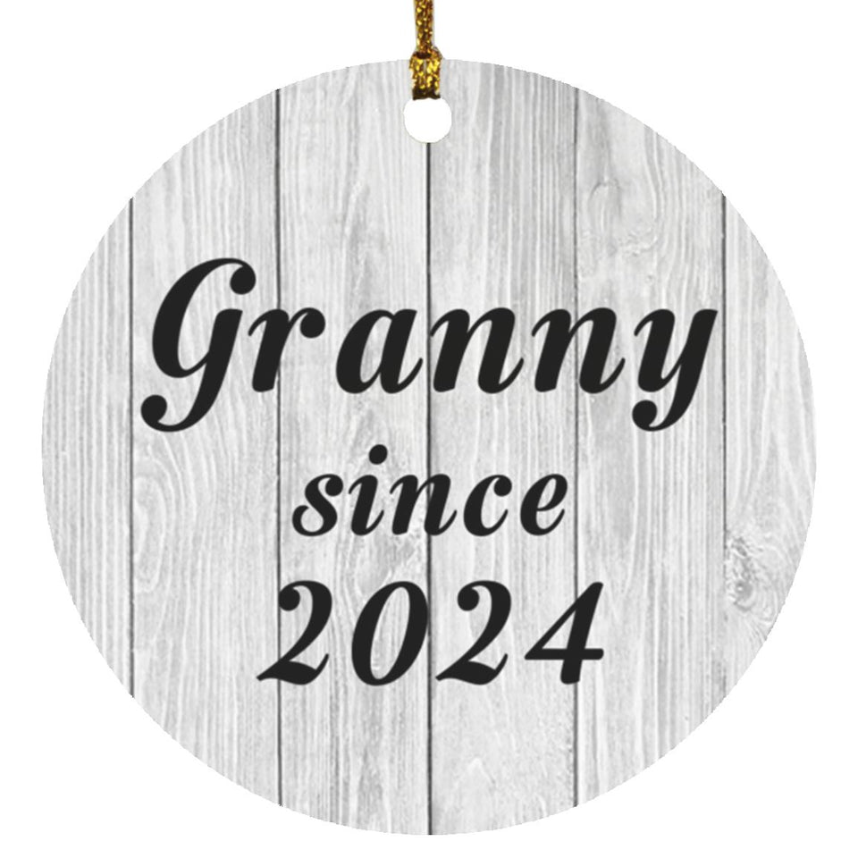 Granny Since 2024 - Circle Ornament F