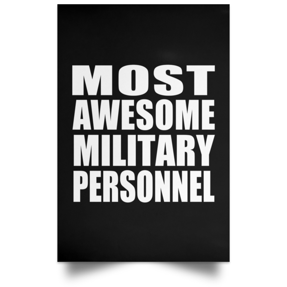 Most Awesome Military Personnel - Poster Portrait