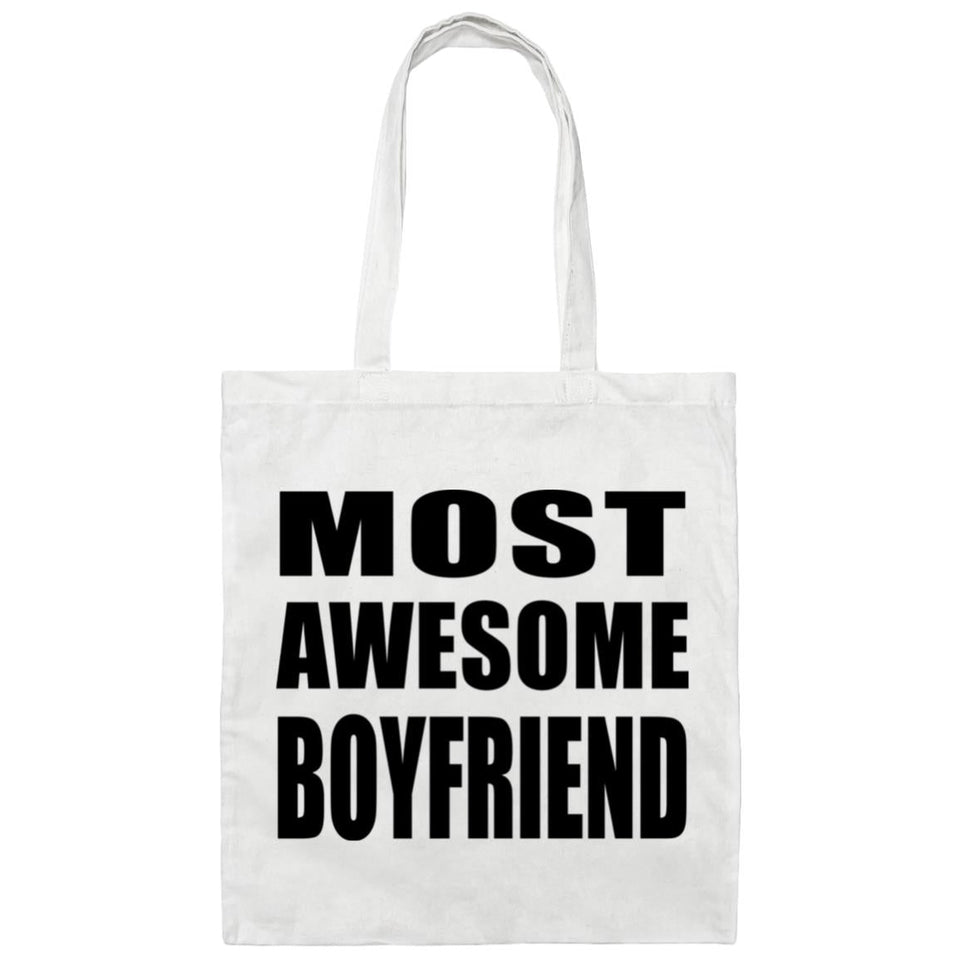 Most Awesome Boyfriend - Tote Bag White