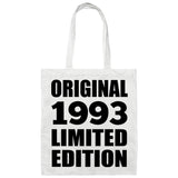 31st Birthday Original 1993 Limited Edition - Tote Bag White