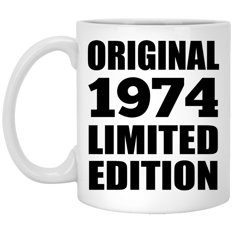 50th Birthday Original 1974 Limited Edition - 11oz Coffee Mug