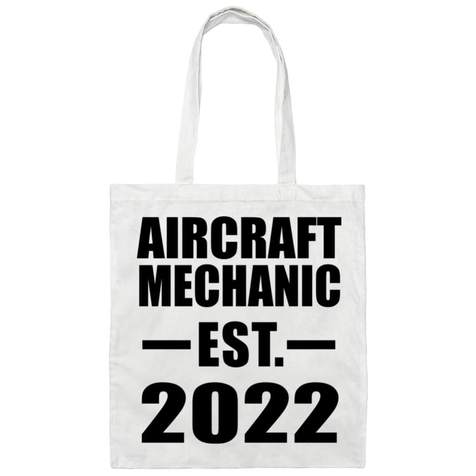 Aircraft Mechanic Established EST. 2022 - Tote Bag White