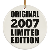 17th Birthday Original 2007 Limited Edition - Circle Ornament