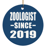 Zoologist Since 2019 - Circle Ornament
