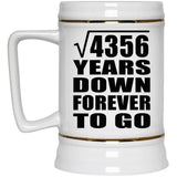 66th Anniversary Square Root of 4356 Years Down Forever To Go - Beer Stein