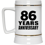 86th Anniversary 86 Years - Beer Stein