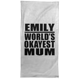 Emily World's Okayest Mum - Hand Towel