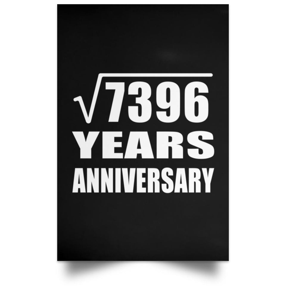 86th Anniversary Square Root of 7396 Years Anniversary - Poster Portrait