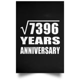 86th Anniversary Square Root of 7396 Years Anniversary - Poster Portrait