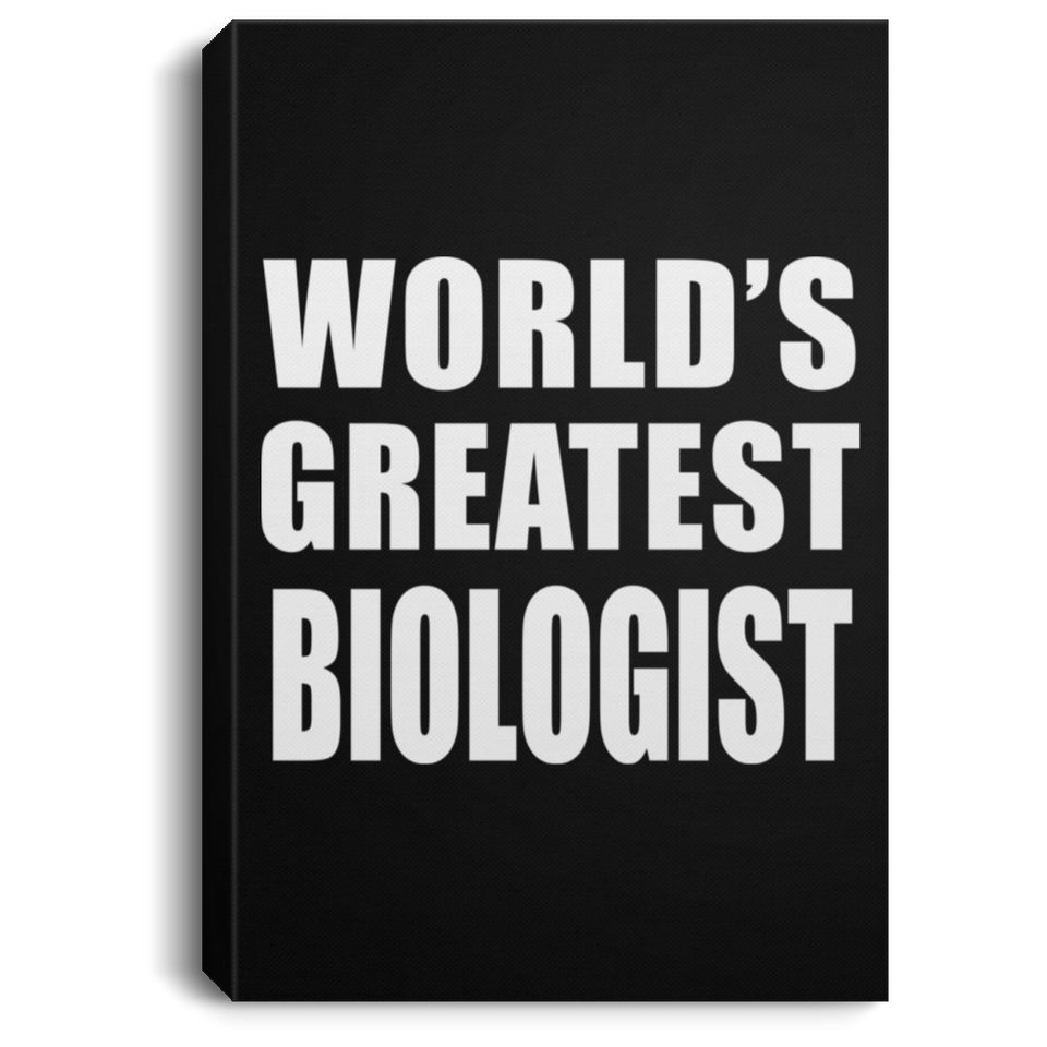 World's Greatest Biologist - Canvas Portrait