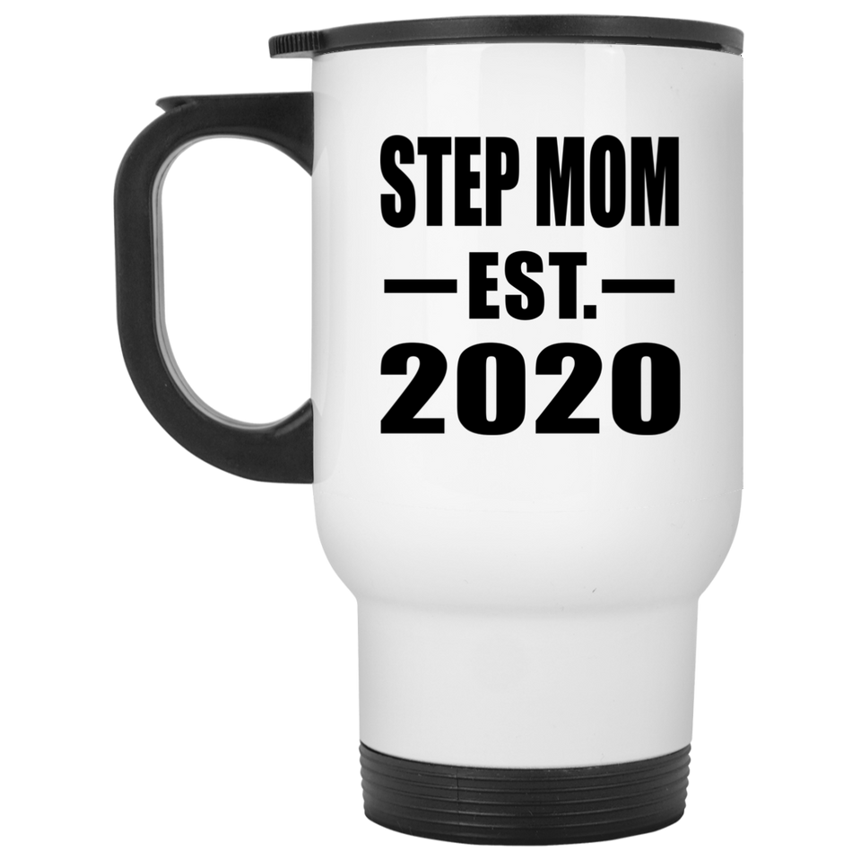 Step Mom Established EST. 2020 - White Travel Mug