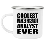 Coolest Market Research Analyst Ever - 12oz Camping Mug