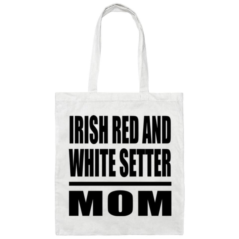 Irish Red And White Setter Mom - Tote Bag White