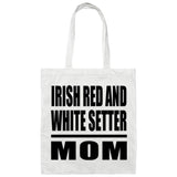 Irish Red And White Setter Mom - Tote Bag White