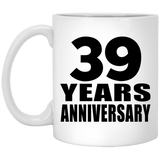 39th Anniversary 39 Years - 11 Oz Coffee Mug