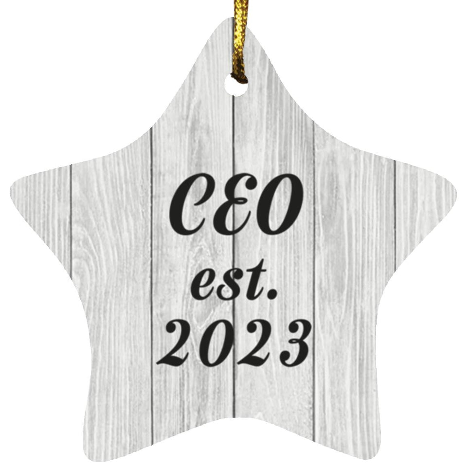 CEO Established Est. 2023 - Star Ornament F