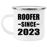 Roofer Since 2023 - 12oz Camping Mug