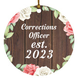 Corrections Officer Established Est. 2023 - Circle Ornament A