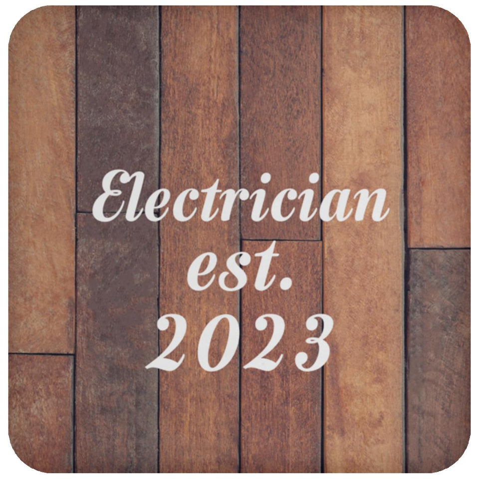 Electrician Established Est. 2023 - Drink Coaster E