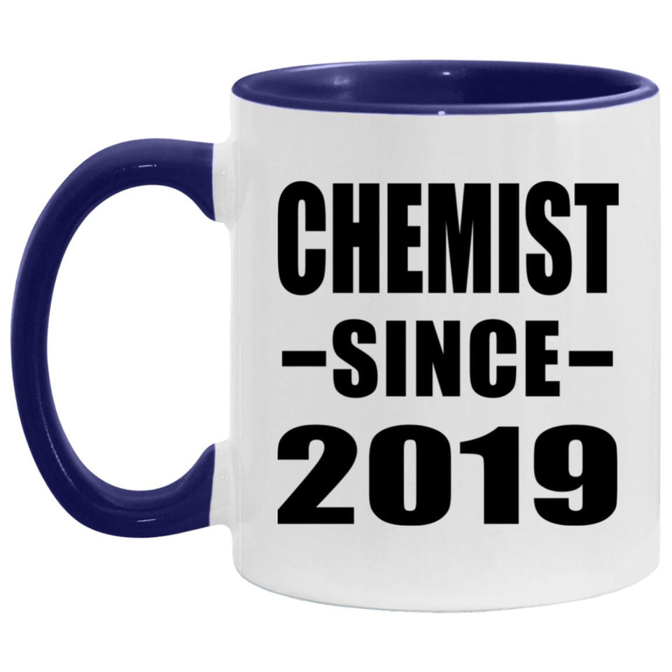 Chemist Since 2019 - 11oz Accent Mug Purple