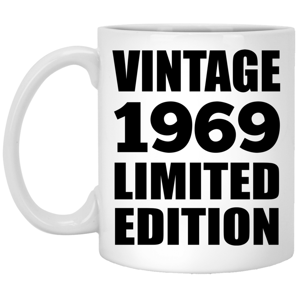 55th Birthday Vintage 1969 Limited Edition - 11oz Coffee Mug