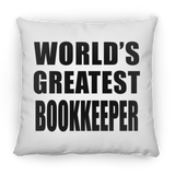 World's Greatest Bookkeeper - Throw Pillow