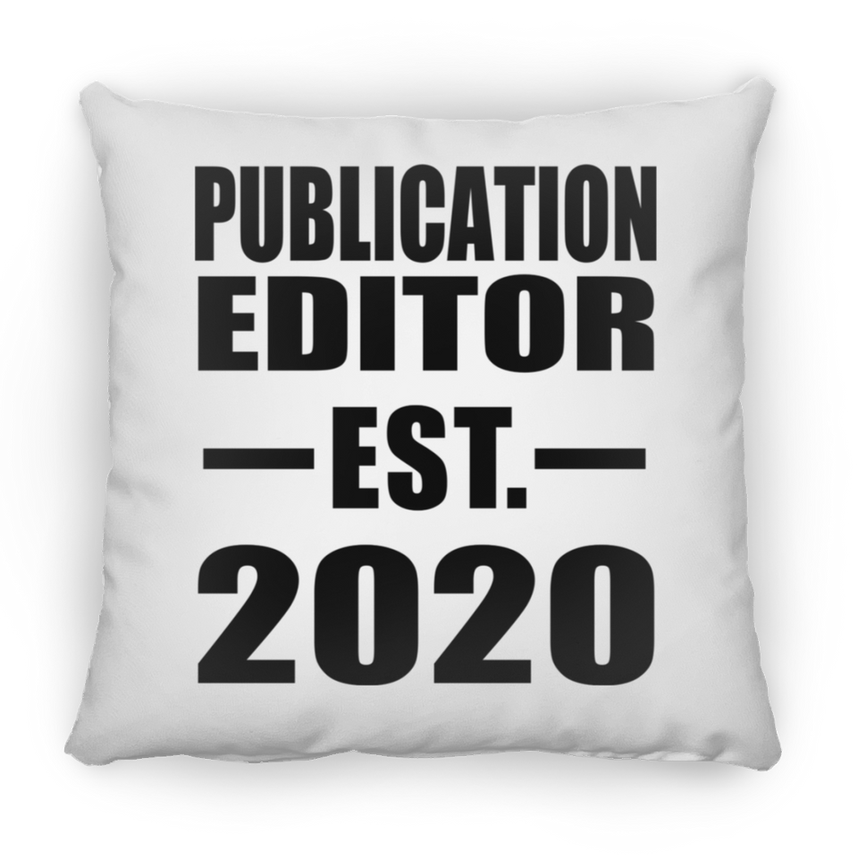 Publication Editor Established EST. 2020 - Throw Pillow