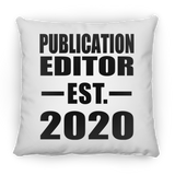 Publication Editor Established EST. 2020 - Throw Pillow