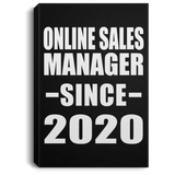 Online Sales Manager Since 2020 - Canvas Portrait