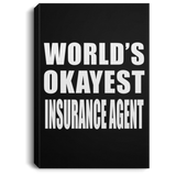 World's Okayest Insurance Agent - Canvas Portrait