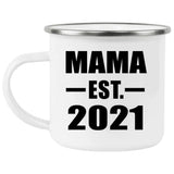 Mama Established EST. 2021 - 12oz Camping Mug