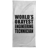 World's Okayest Engineering Technician - Hand Towel