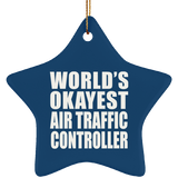 World's Okayest Air Traffic Controller - Star Ornament