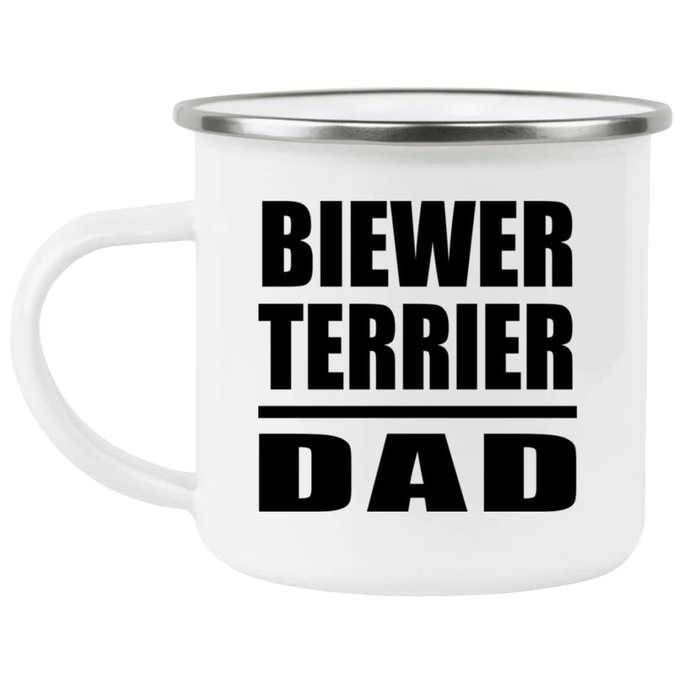 Biewer Terrier Dad - 12oz Camping Mug