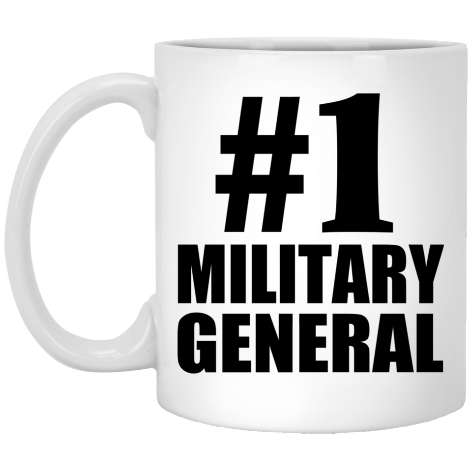 Number One #1 Military General - 11 Oz Coffee Mug