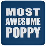 Most Awesome Poppy - Drink Coaster