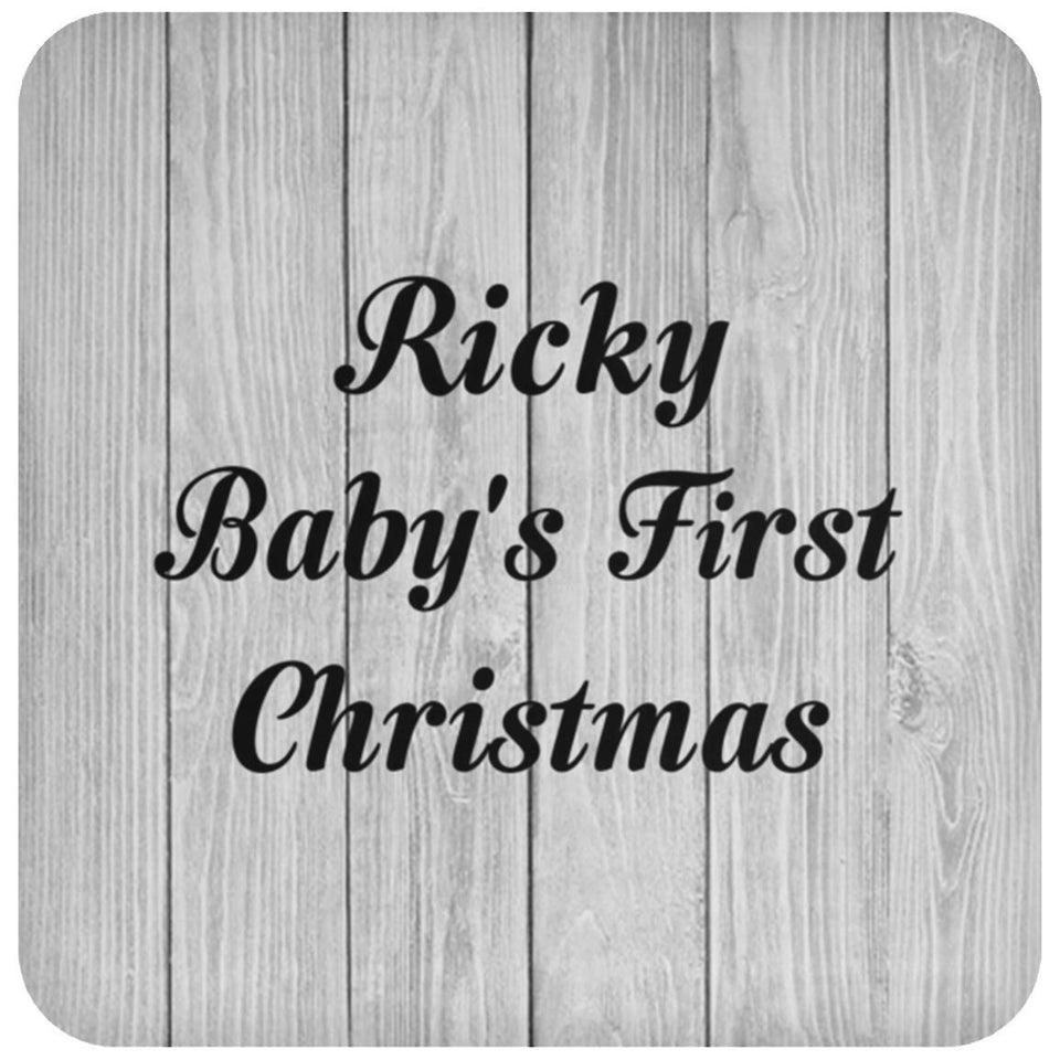Ricky Baby's First Christmas - Drink Coaster F