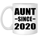 Aunt Since 2020 - 11oz Coffee Mug